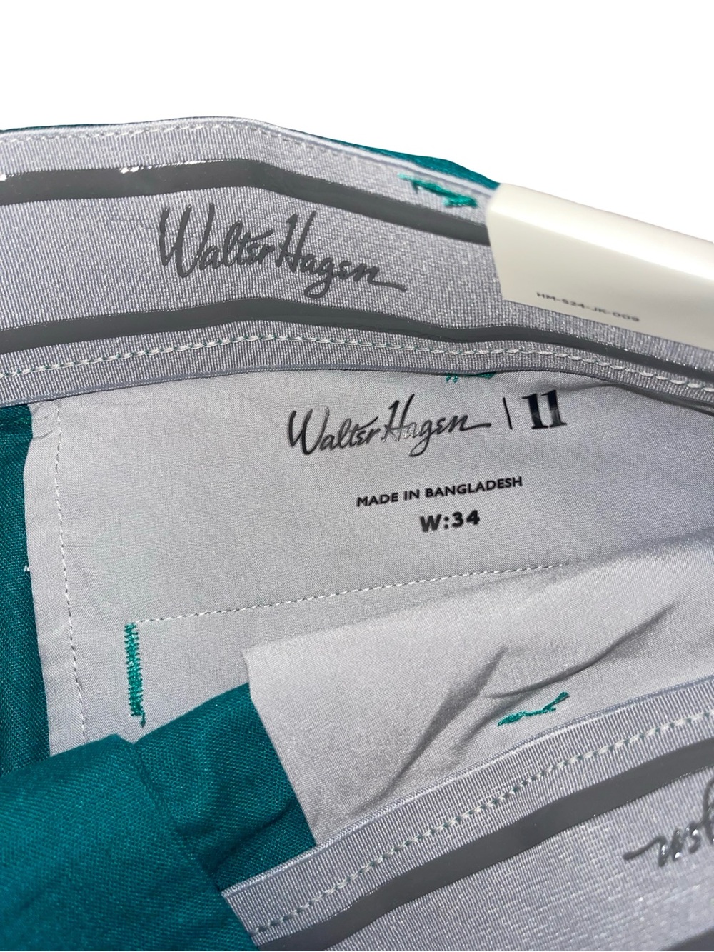 Walter Hagen Performance 11 Golf Shorts clubhouse green W34 - Picture 3 of 4